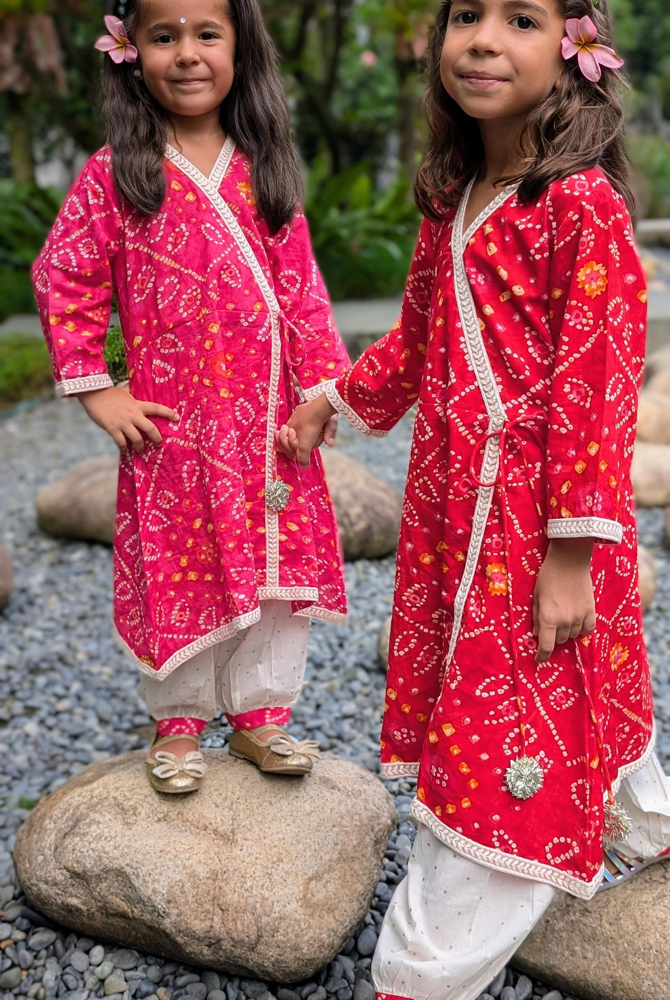 Radha Bandhani Angarkha