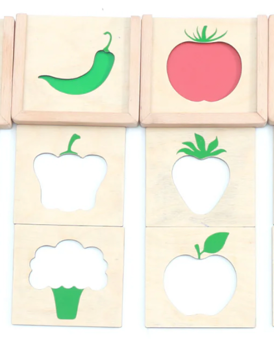 Ariro Colour Sorting Stencil Puzzle - Nimbu Kids