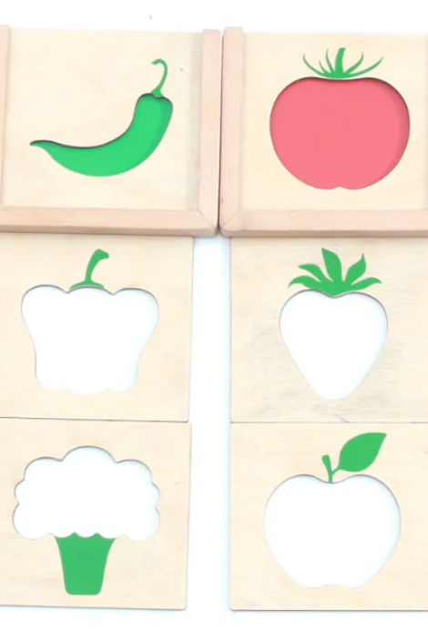 Ariro Colour Sorting Stencil Puzzle - Nimbu Kids