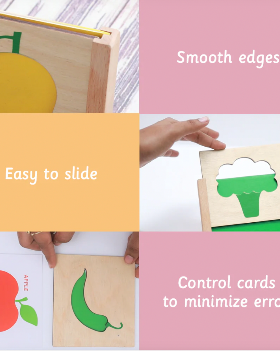 Ariro Colour Sorting Stencil Puzzle - Nimbu Kids