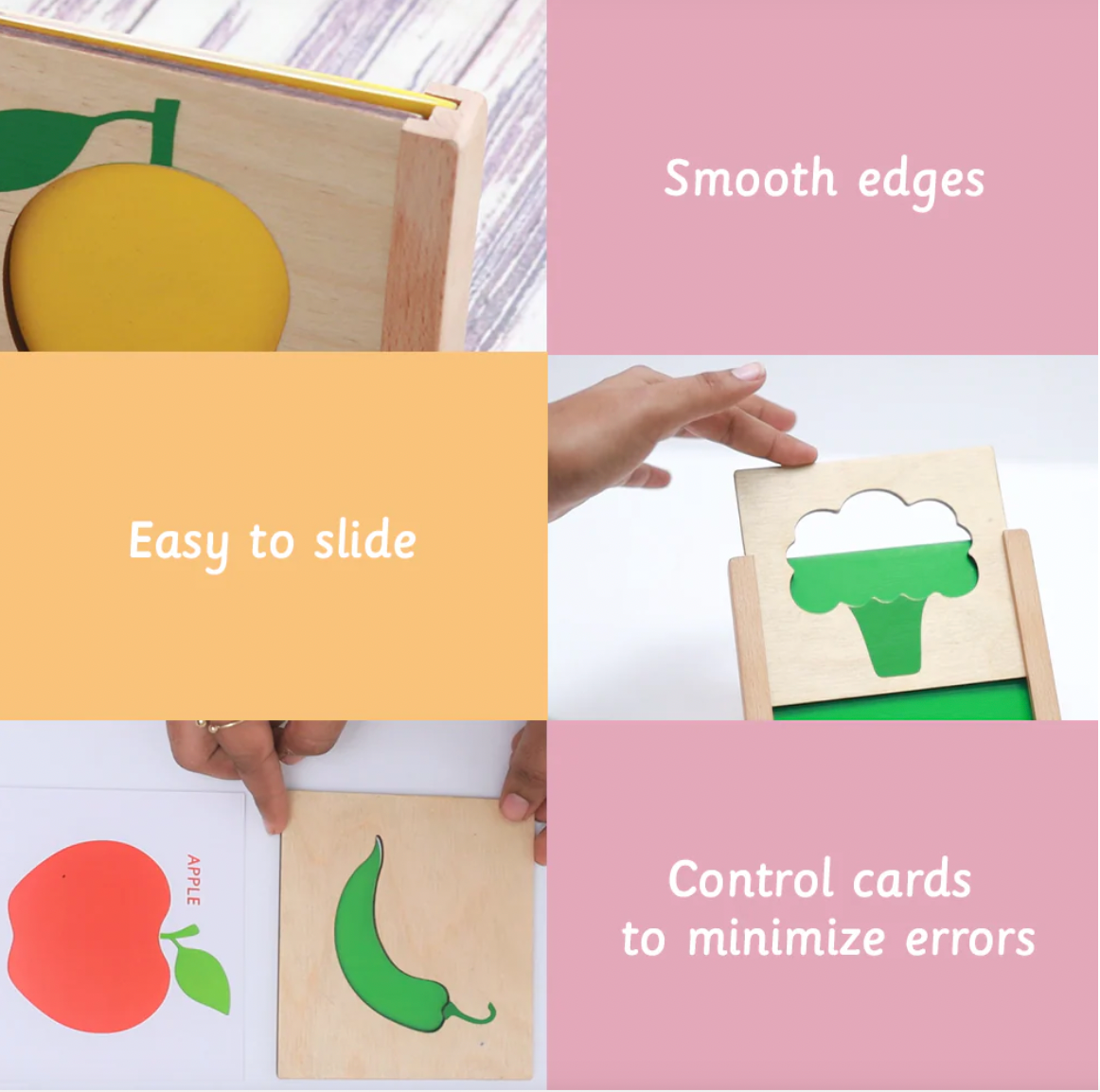 Ariro Colour Sorting Stencil Puzzle - Nimbu Kids