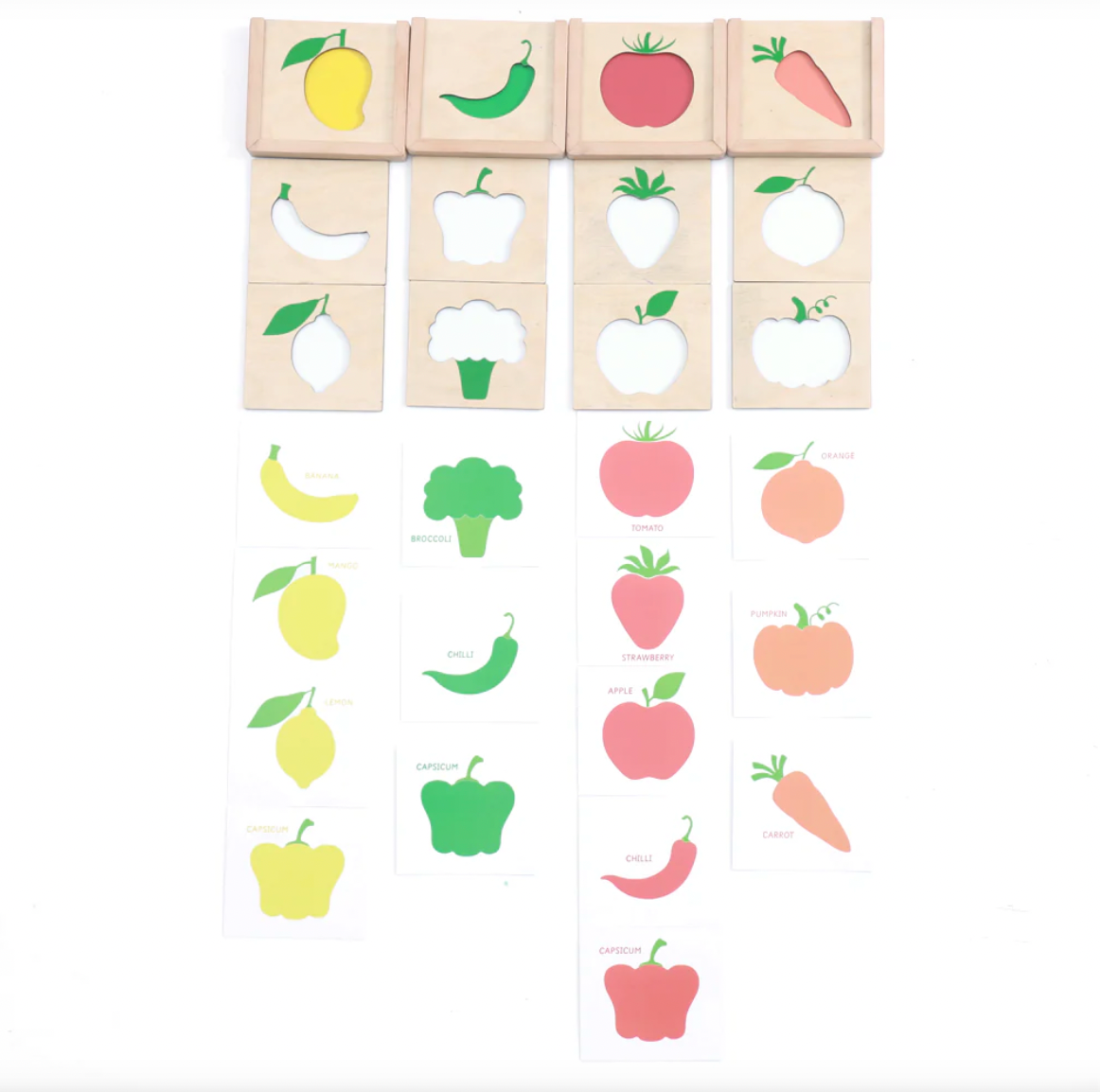 Ariro Colour Sorting Stencil Puzzle - Nimbu Kids