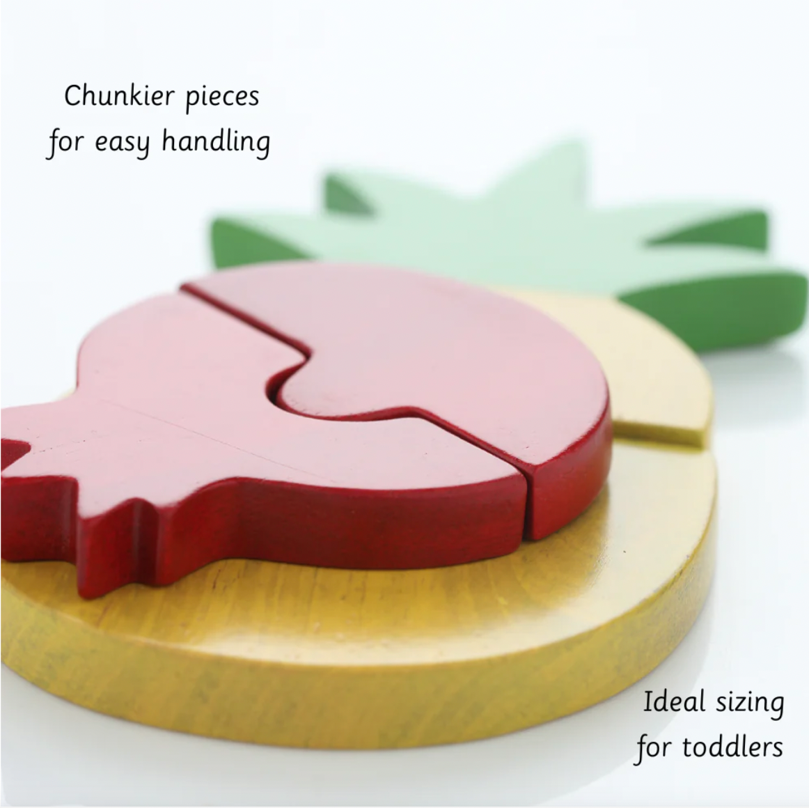 Ariro Toys Montessori Wooden Fruit Puzzle - Nimbu Kids