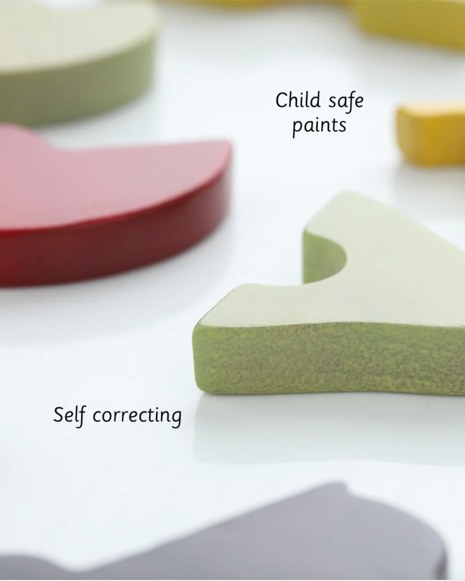 Ariro Toys Montessori Wooden Fruit Puzzle - Nimbu Kids