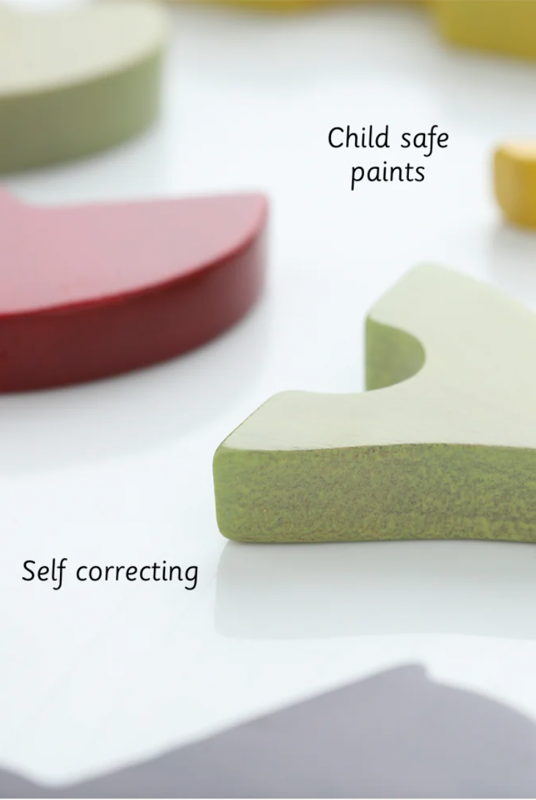 Ariro Toys Montessori Wooden Fruit Puzzle - Nimbu Kids