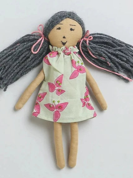 Upcycled Fabric Doll