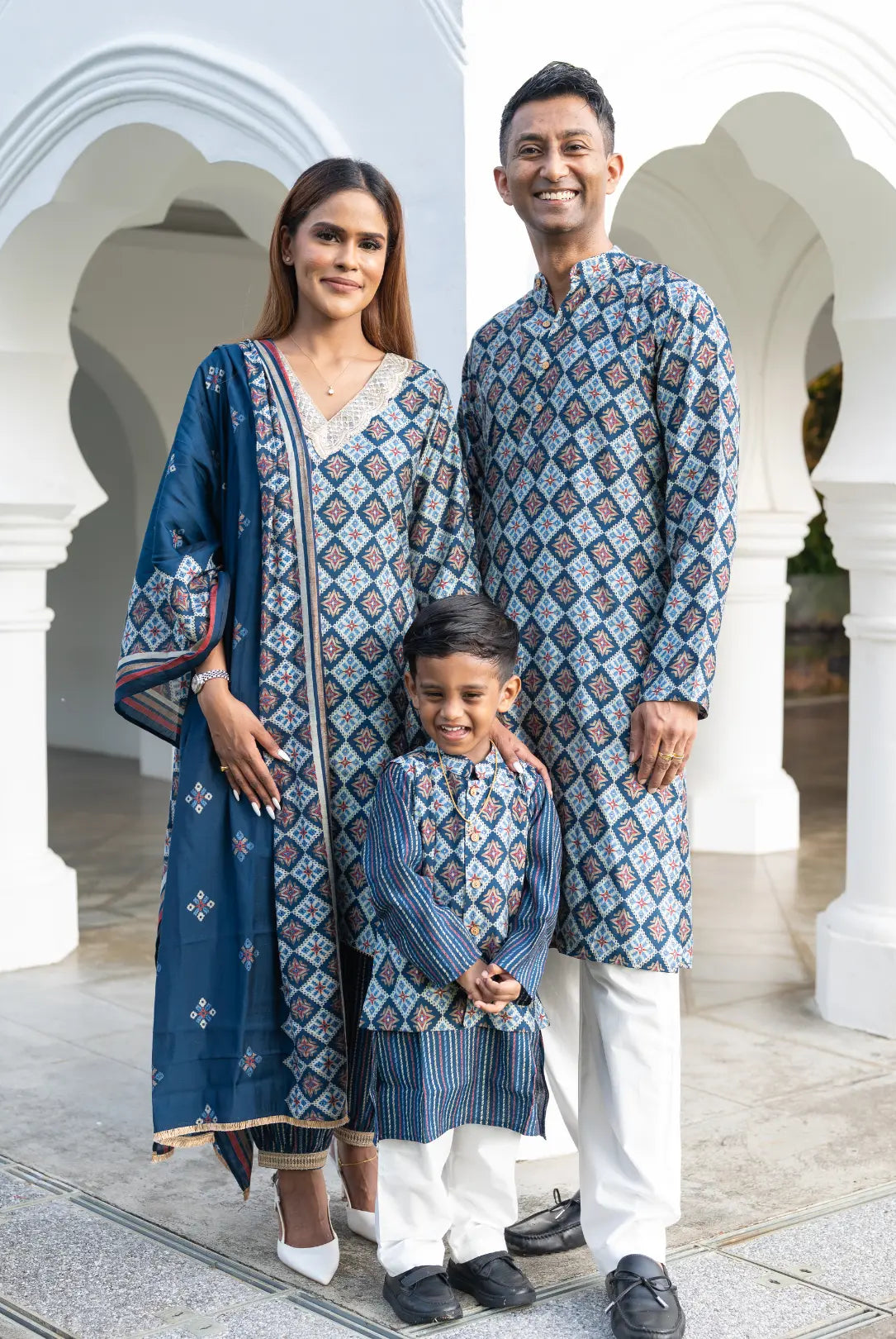 Tara Blue Men's Kurta Pajama Set in Muslin Cotton Nimbu