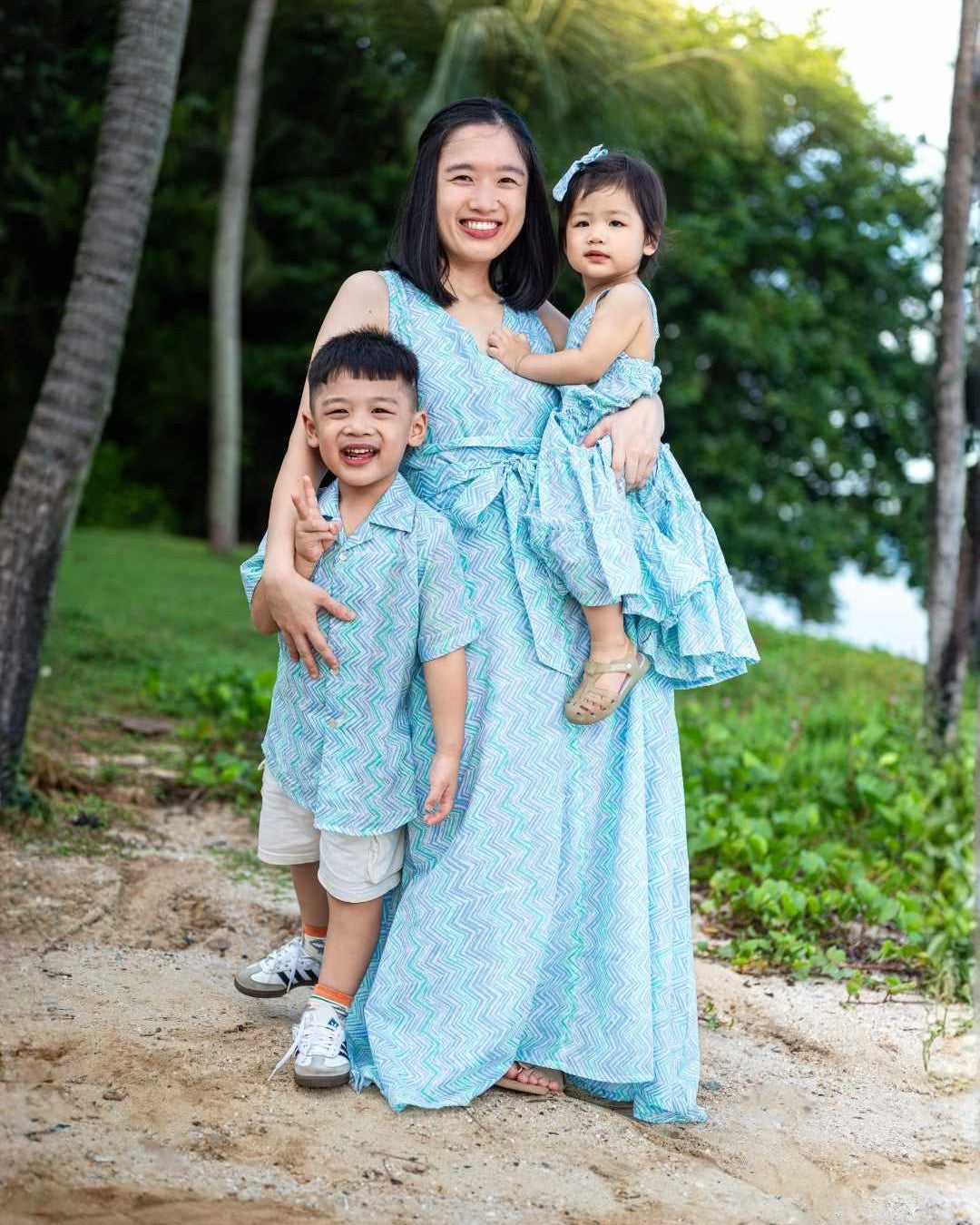 Ocean wave matching with boys, girls, and women