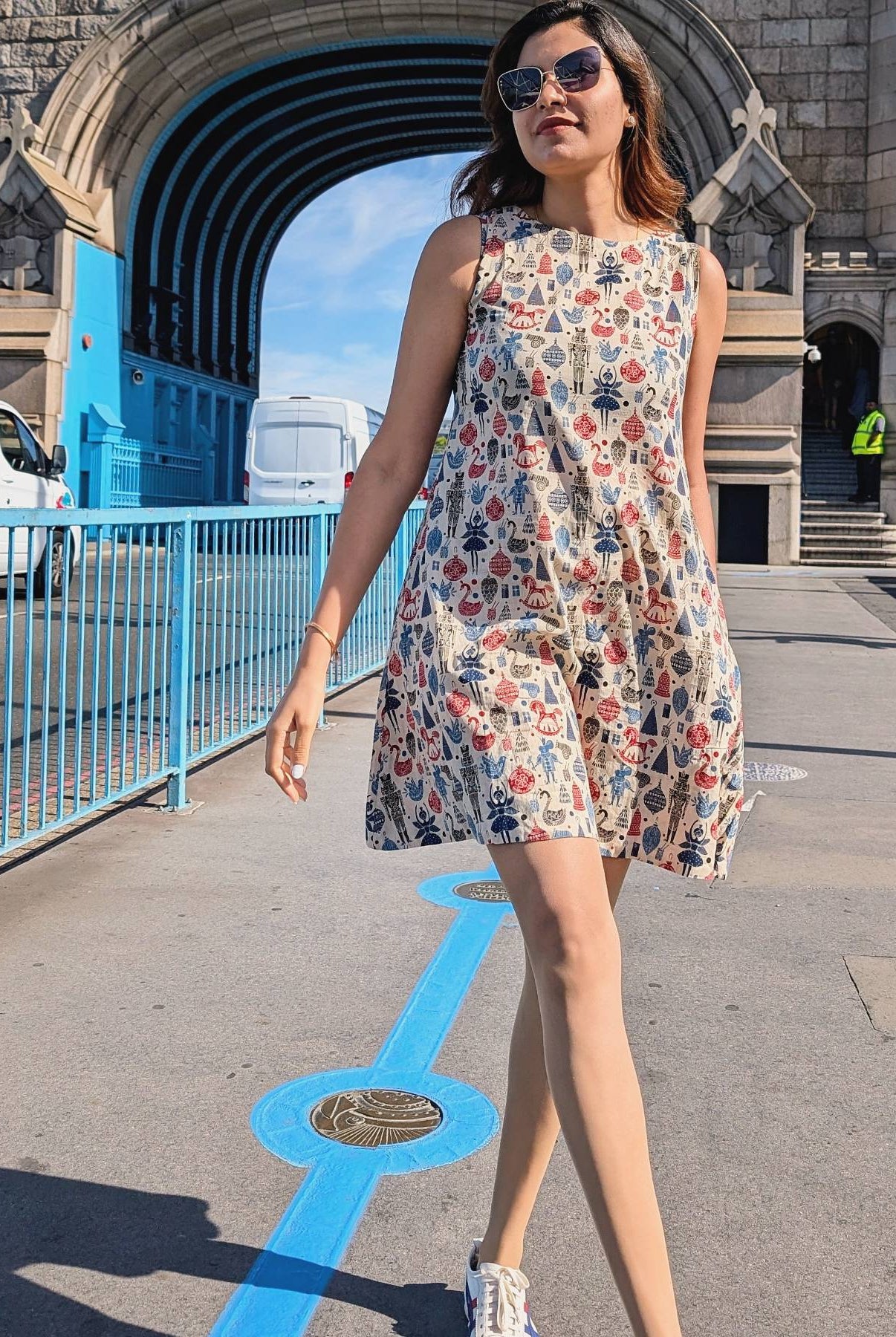 London Women's A Line Dress with Pockets