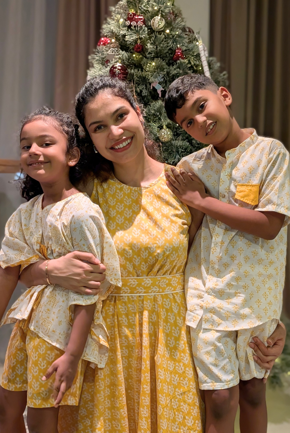 Matching Family Outift in Yellow Nimbu