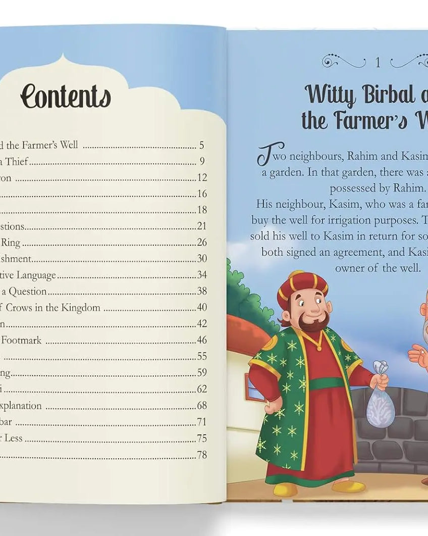 Book: The Illustrated Stories of Akbar and Birbal: Classic Tales From India Wonder House Books