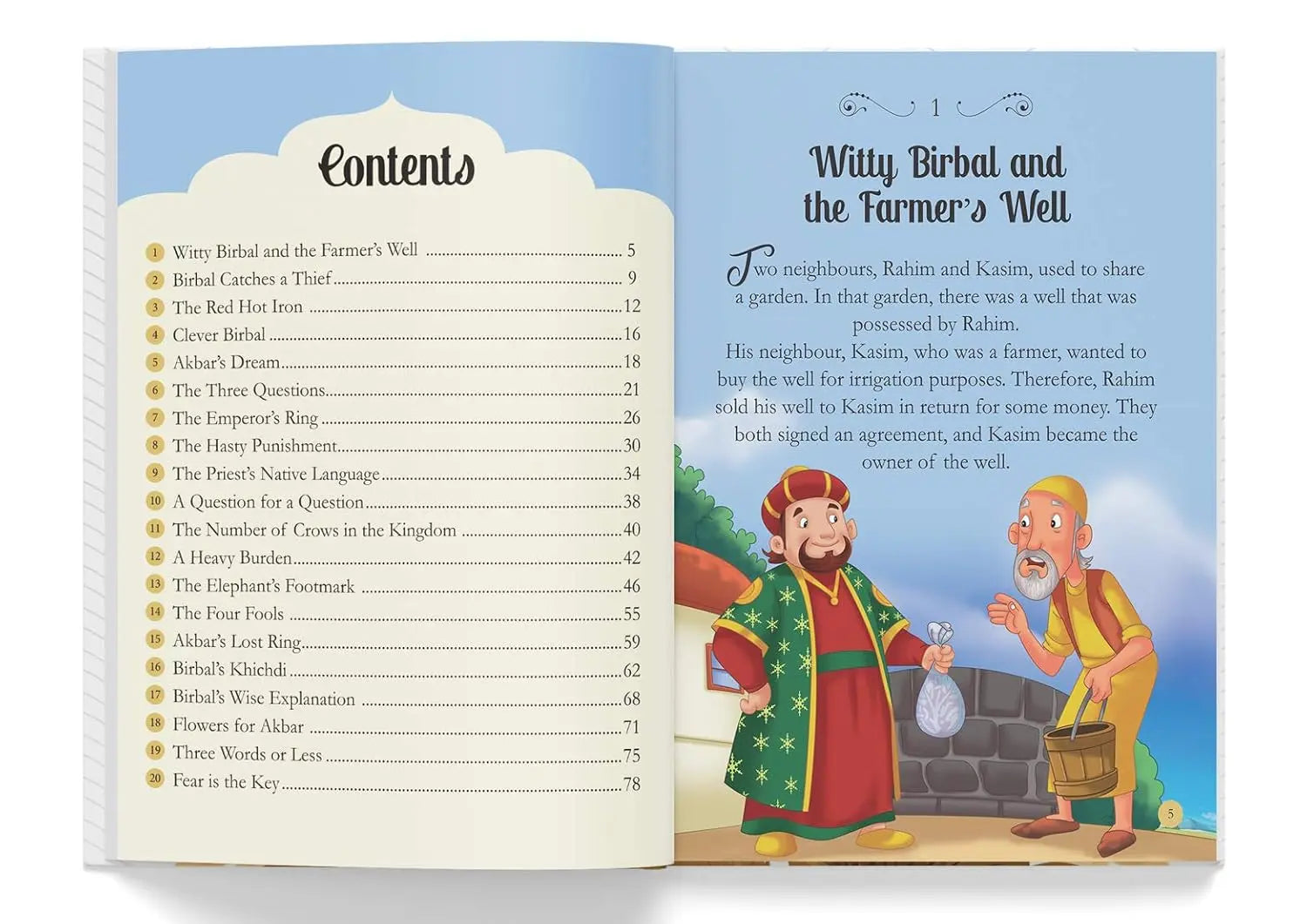 Book: The Illustrated Stories of Akbar and Birbal: Classic Tales From India Wonder House Books