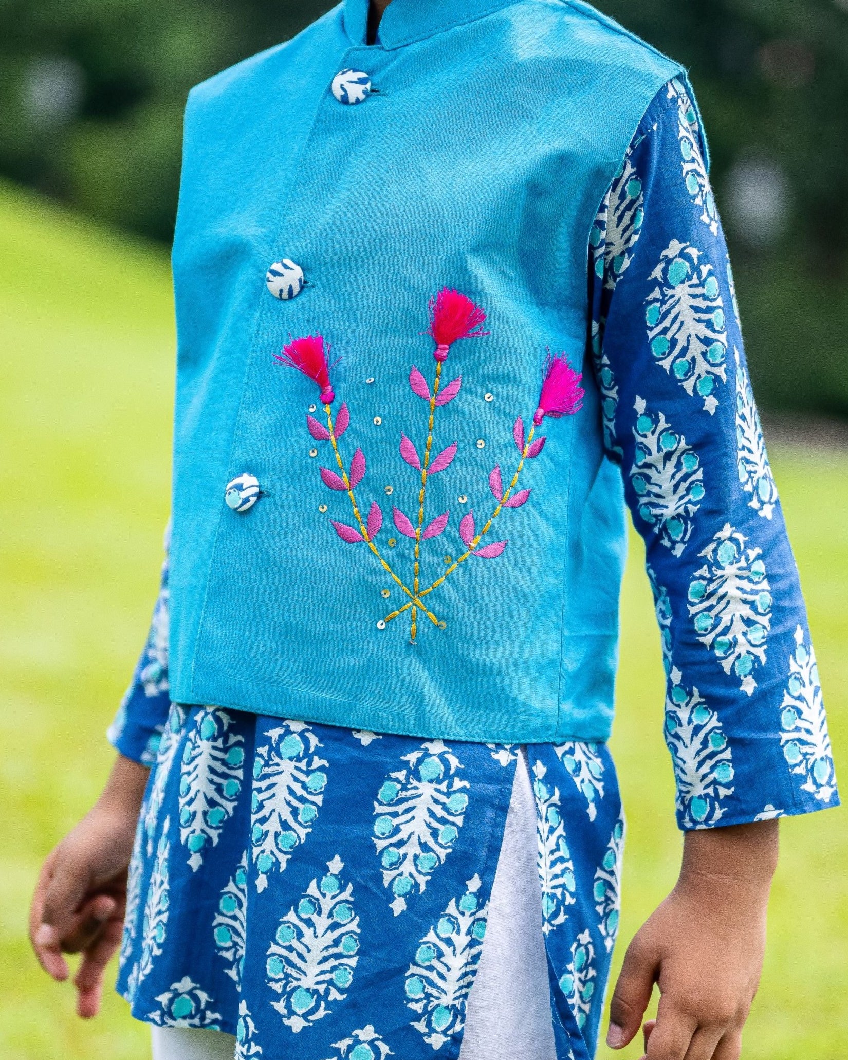 Nimbu Singapore boys ethnic wear kurta pajama set