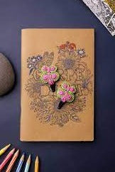 crochet butterfly hair clip for girls in pink