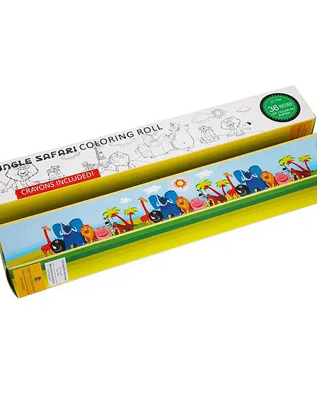 Jungle Safari Colouring Roll - StudioPSD studioPSD