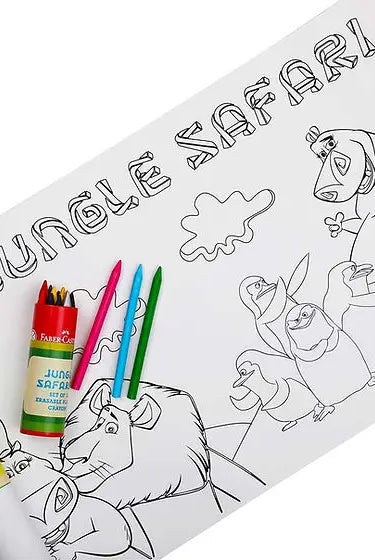 Jungle Safari Colouring Roll - StudioPSD studioPSD