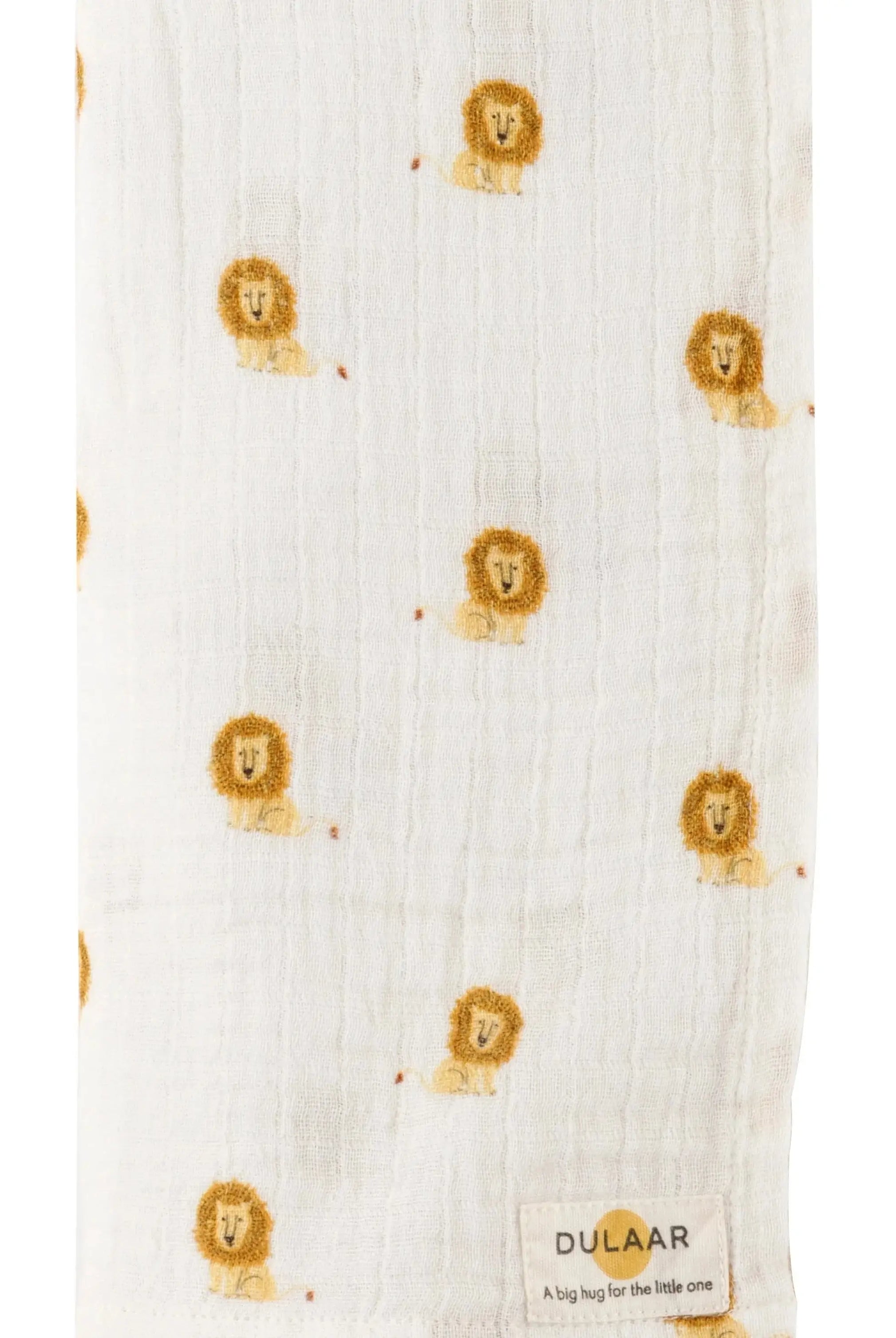 Organic Muslin Swaddle - Just Lion Around Dulaar