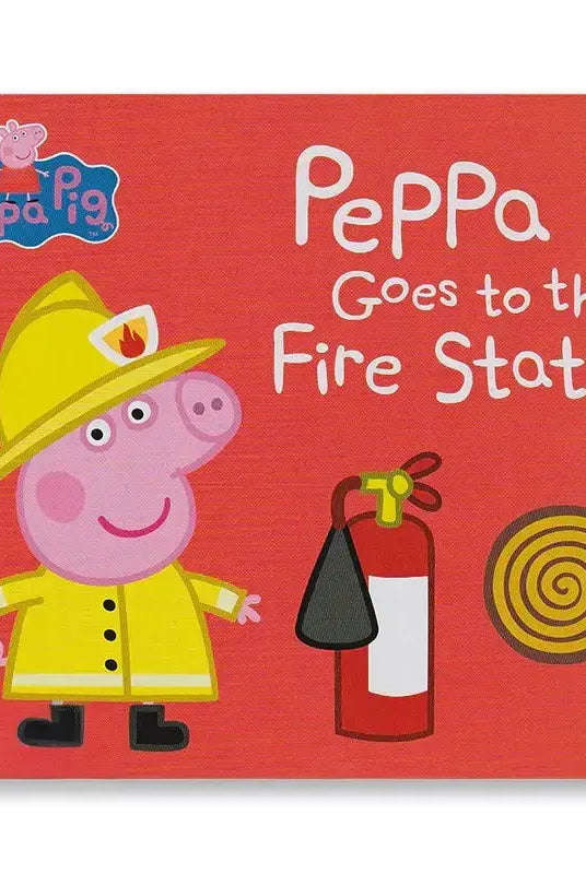 Preloved Book: PEPPA GOES TO THE FIRE STATION Ladybird