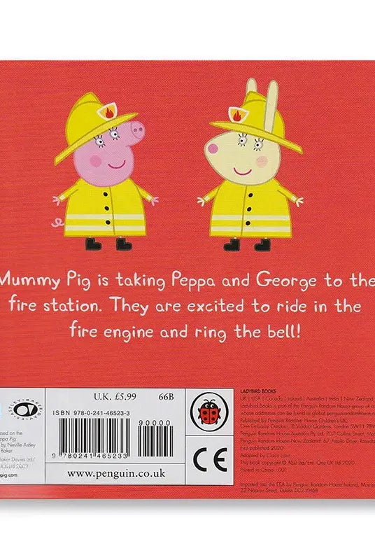 Preloved Book: PEPPA GOES TO THE FIRE STATION Ladybird
