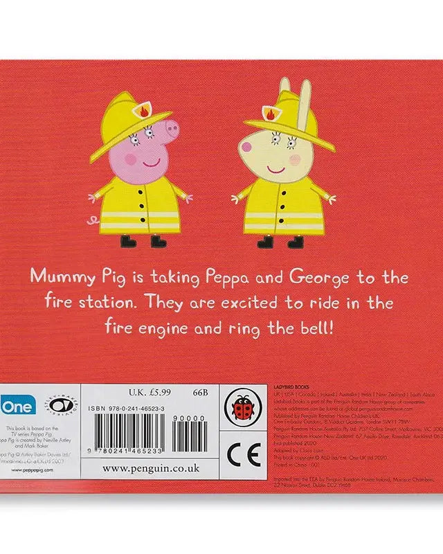 Preloved Book: PEPPA GOES TO THE FIRE STATION Ladybird