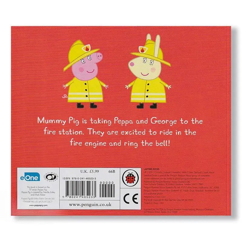 Preloved Book: PEPPA GOES TO THE FIRE STATION Ladybird