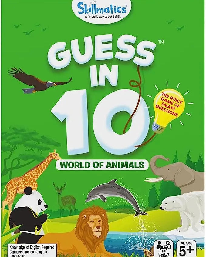 Skillmatics 'Guess in 10' Animal Kingdom Card Game of Smart Questions Nimbu Kids