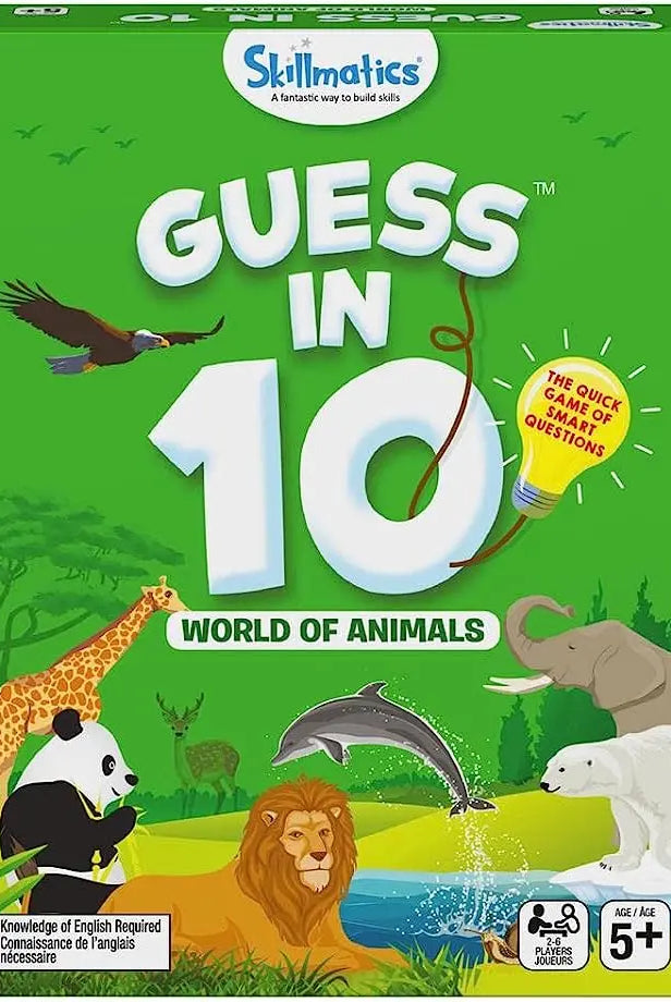 Skillmatics 'Guess in 10' Animal Kingdom Card Game of Smart Questions Nimbu Kids