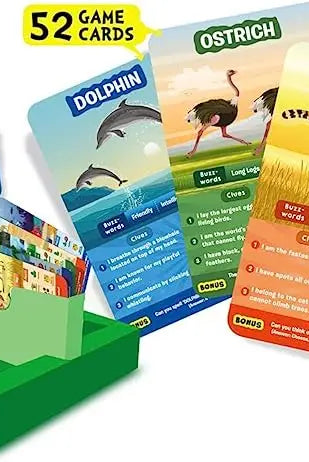 Skillmatics 'Guess in 10' Animal Kingdom Card Game of Smart Questions Nimbu Kids