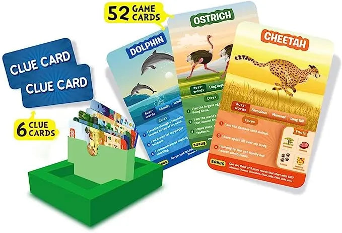 Skillmatics 'Guess in 10' Animal Kingdom Card Game of Smart Questions Nimbu Kids