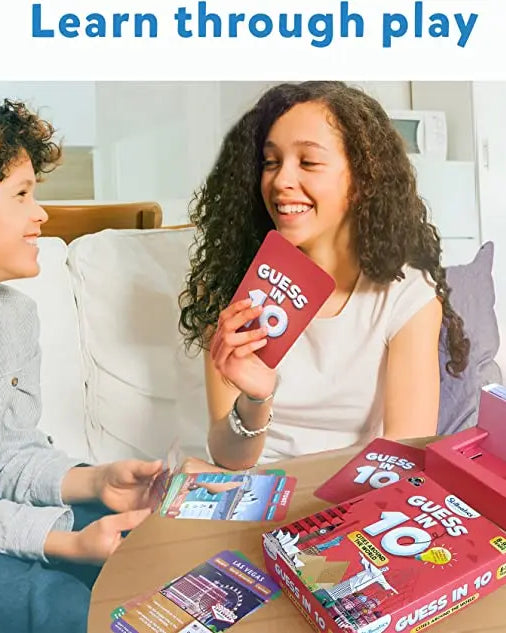 Skillmatics 'Guess in 10' Cities of the World Card Game of Smart Questions Nimbu Kids