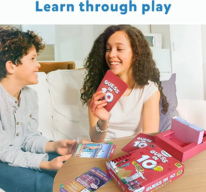 Skillmatics 'Guess in 10' Cities of the World Card Game of Smart Questions Nimbu Kids