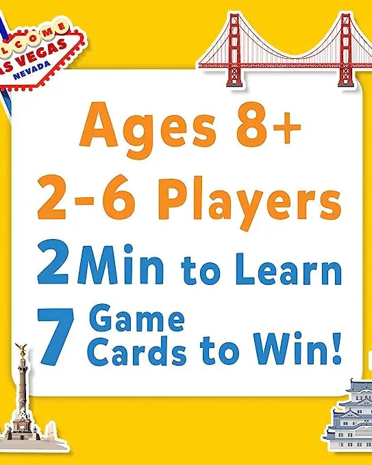 Skillmatics 'Guess in 10' Cities of the World Card Game of Smart Questions Nimbu Kids