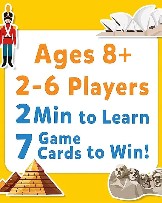 Skillmatics 'Guess in 10' Countries of the World Card Game of Smart Questions Nimbu Kids