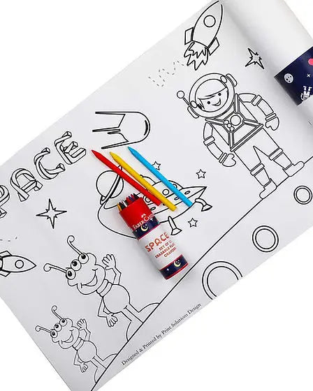 Space Colouring Roll - StudioPSD studioPSD