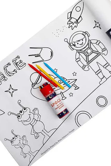 Space Colouring Roll - StudioPSD studioPSD