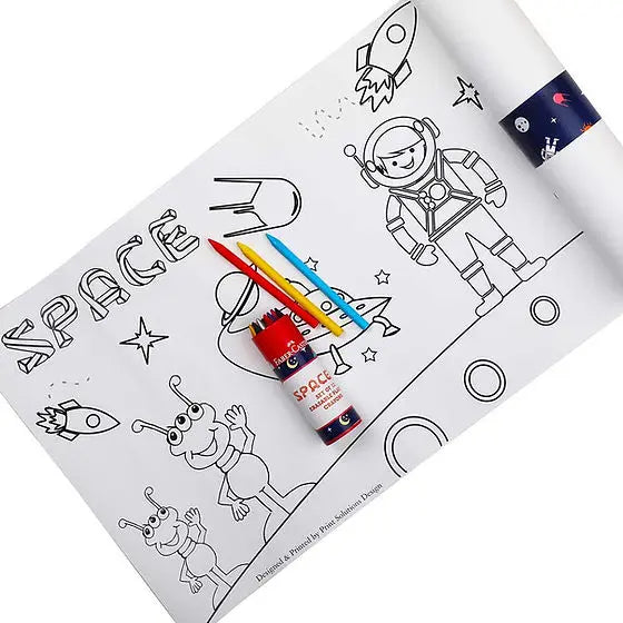Space Colouring Roll - StudioPSD studioPSD