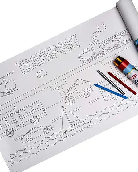 Trucks Colouring Roll - StudioPSD studioPSD