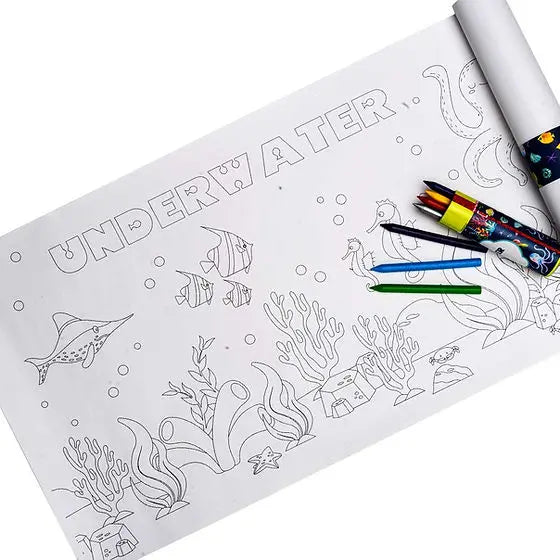 Underwater Colouring Roll - StudioPSD studioPSD