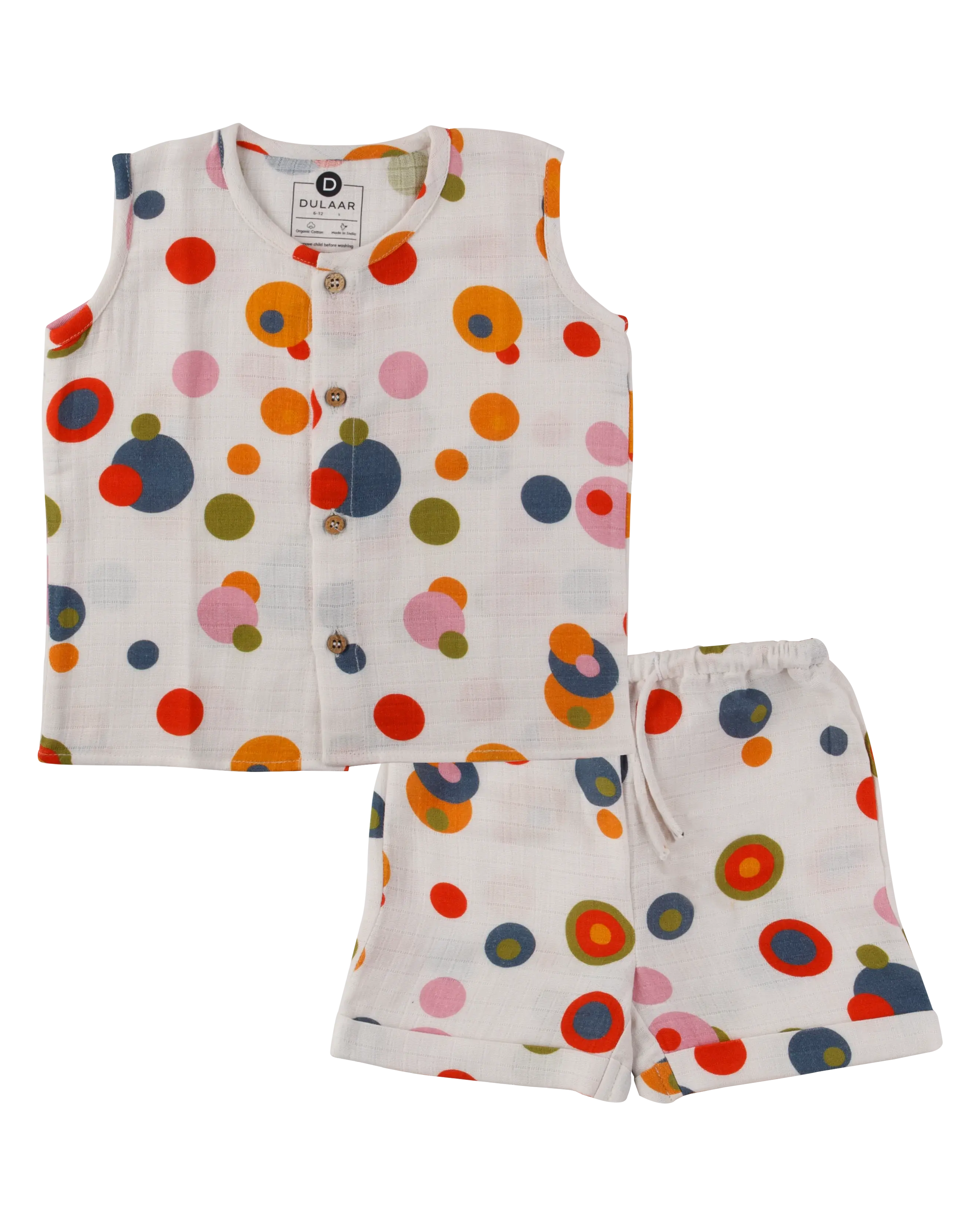 Vest & Shorts Set - Bubble Pops Dulaar