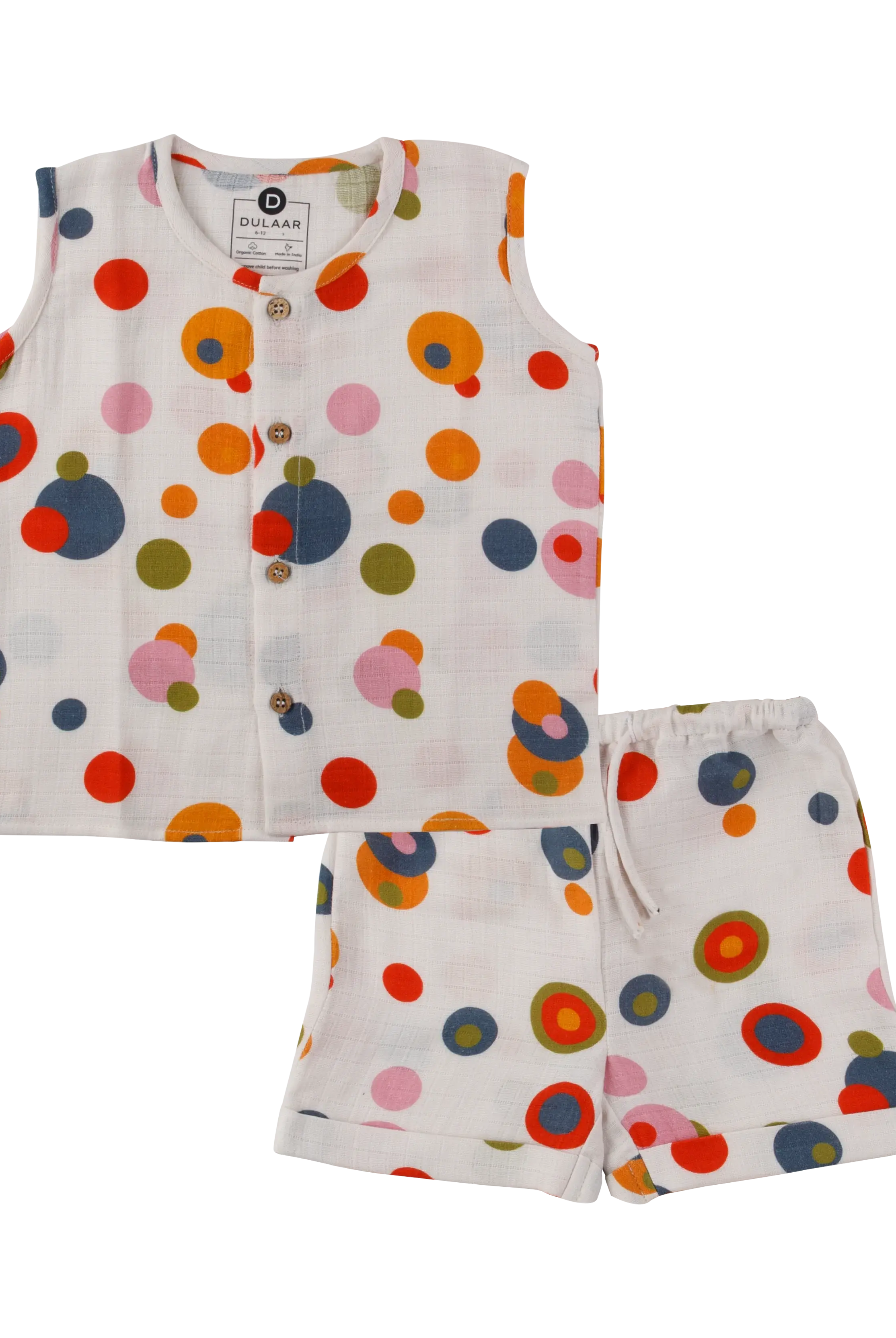 Vest & Shorts Set - Bubble Pops Dulaar