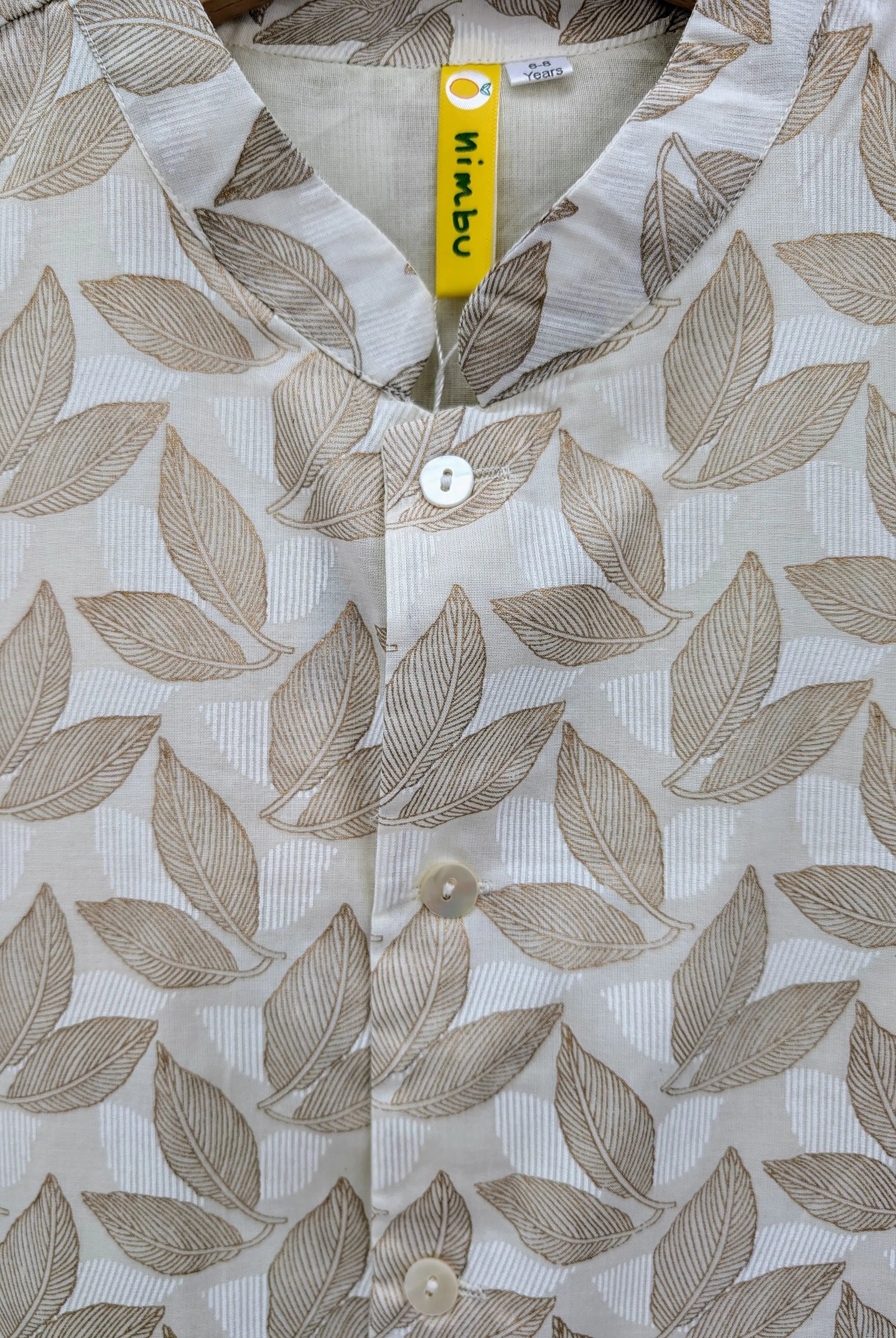 Zoya Boys White & Gold Jacket in Cotton