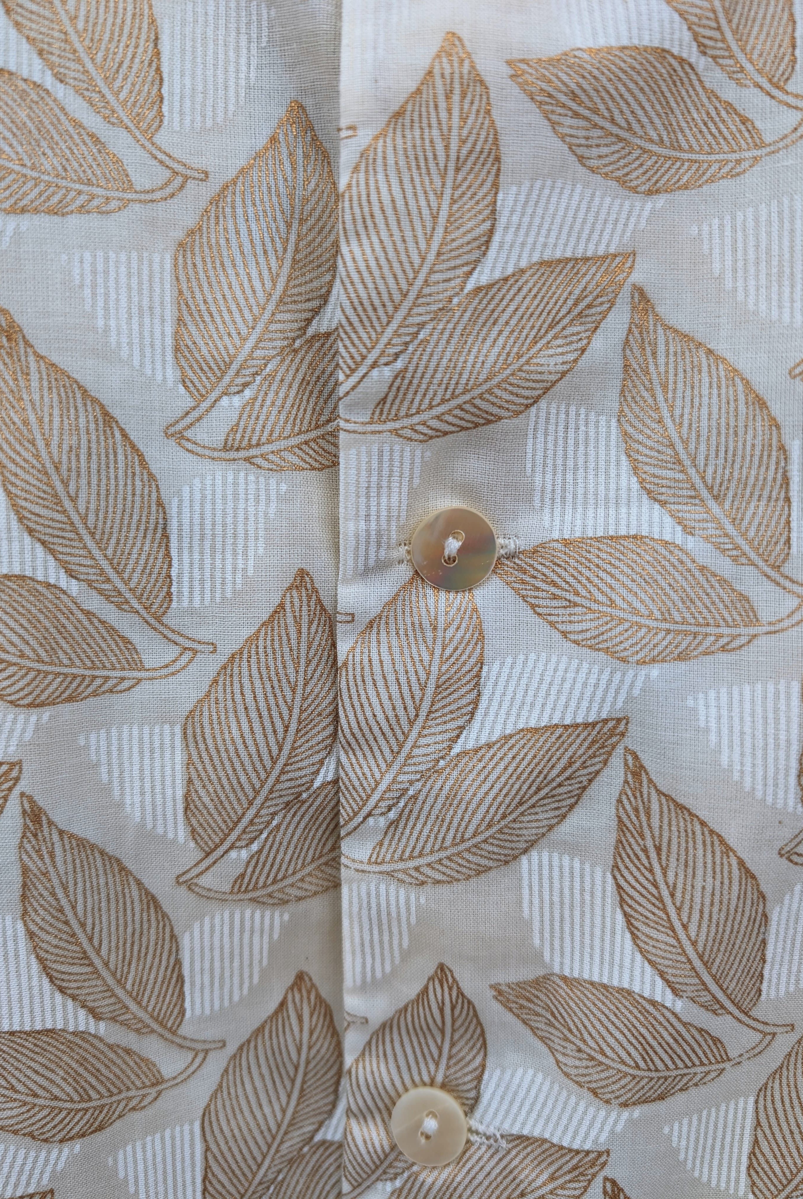 Zoya jacket white and gold