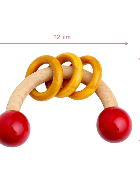 Handmade Wooden Rattles - Nimbu Kids