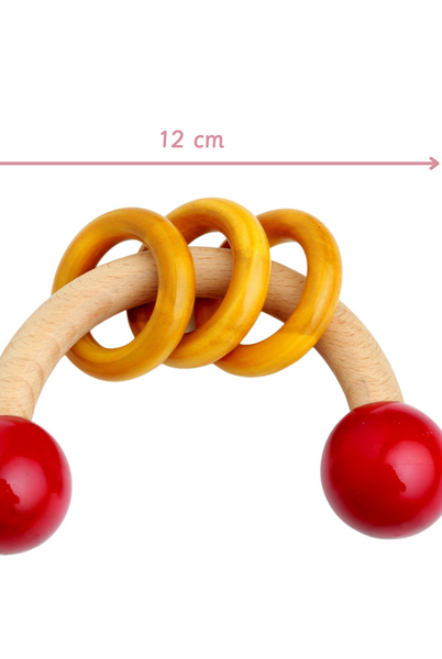 Handmade Wooden Rattles - Nimbu Kids