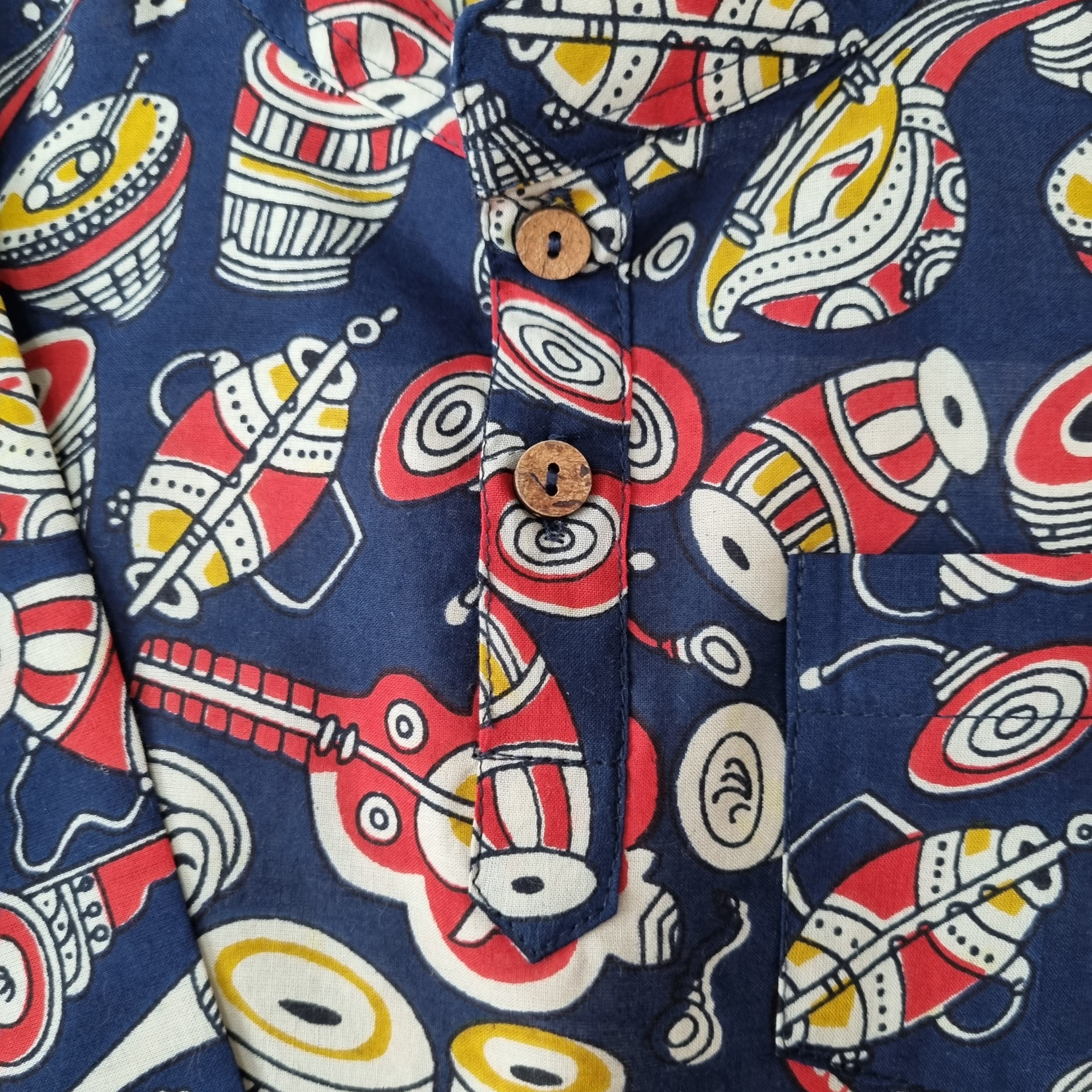 Raaga Symphony Kurta Set - Nimbu Kids