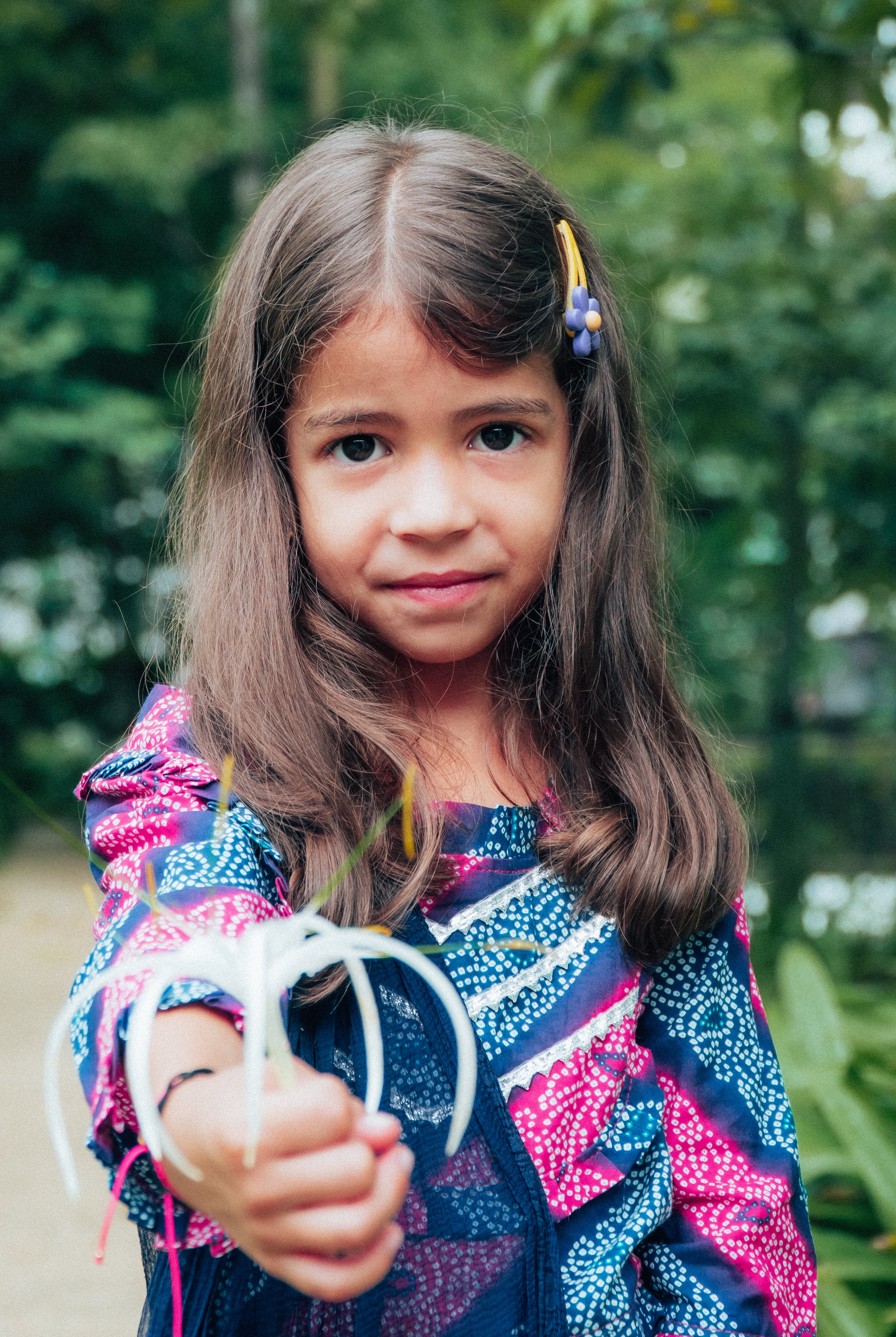 Leheriya Onion Purple Lehenga Set - Nimbu Kids