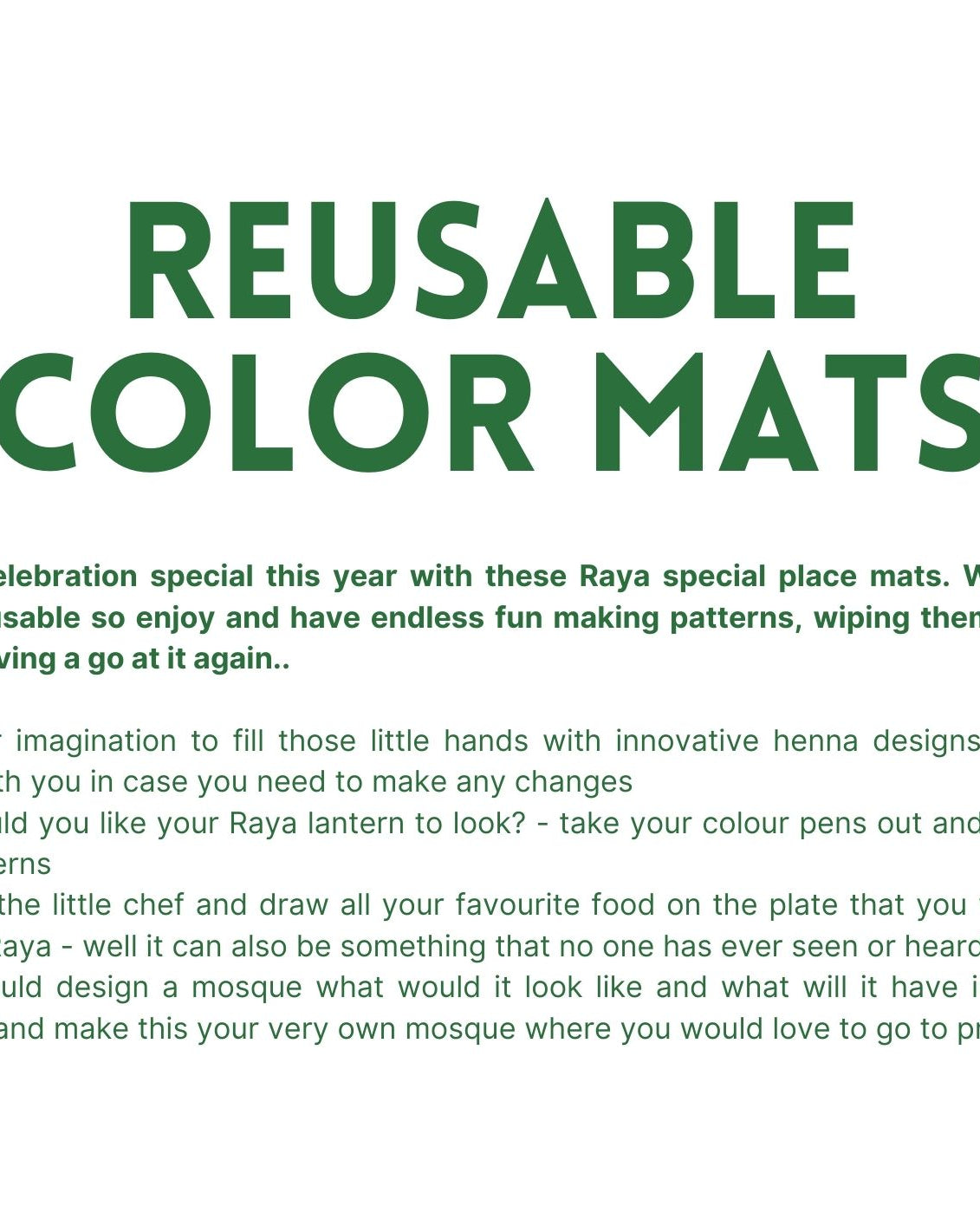 The Mega Hari Raya Activity Kit - Nimbu Kids
