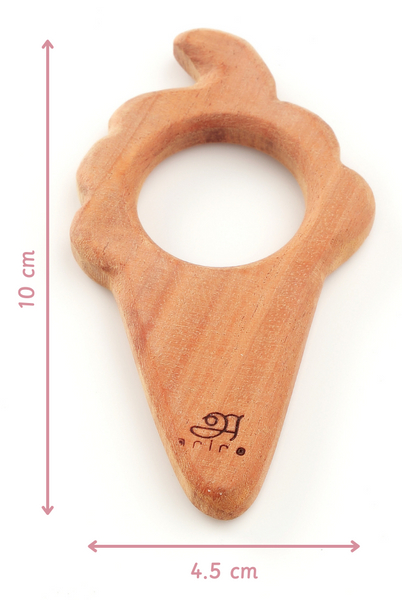 Handcrafted Neem Wood Teethers - Nimbu Kids