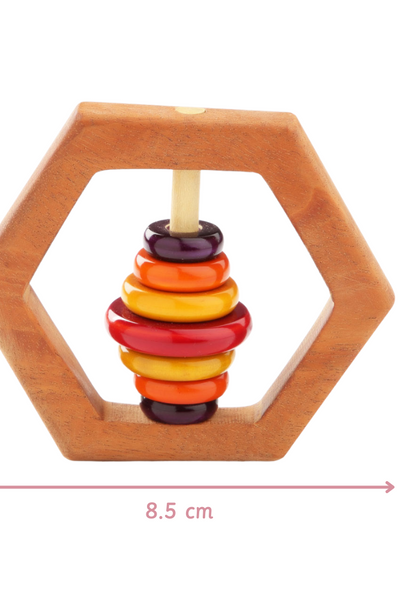 Handmade Wooden Rattles - Nimbu Kids