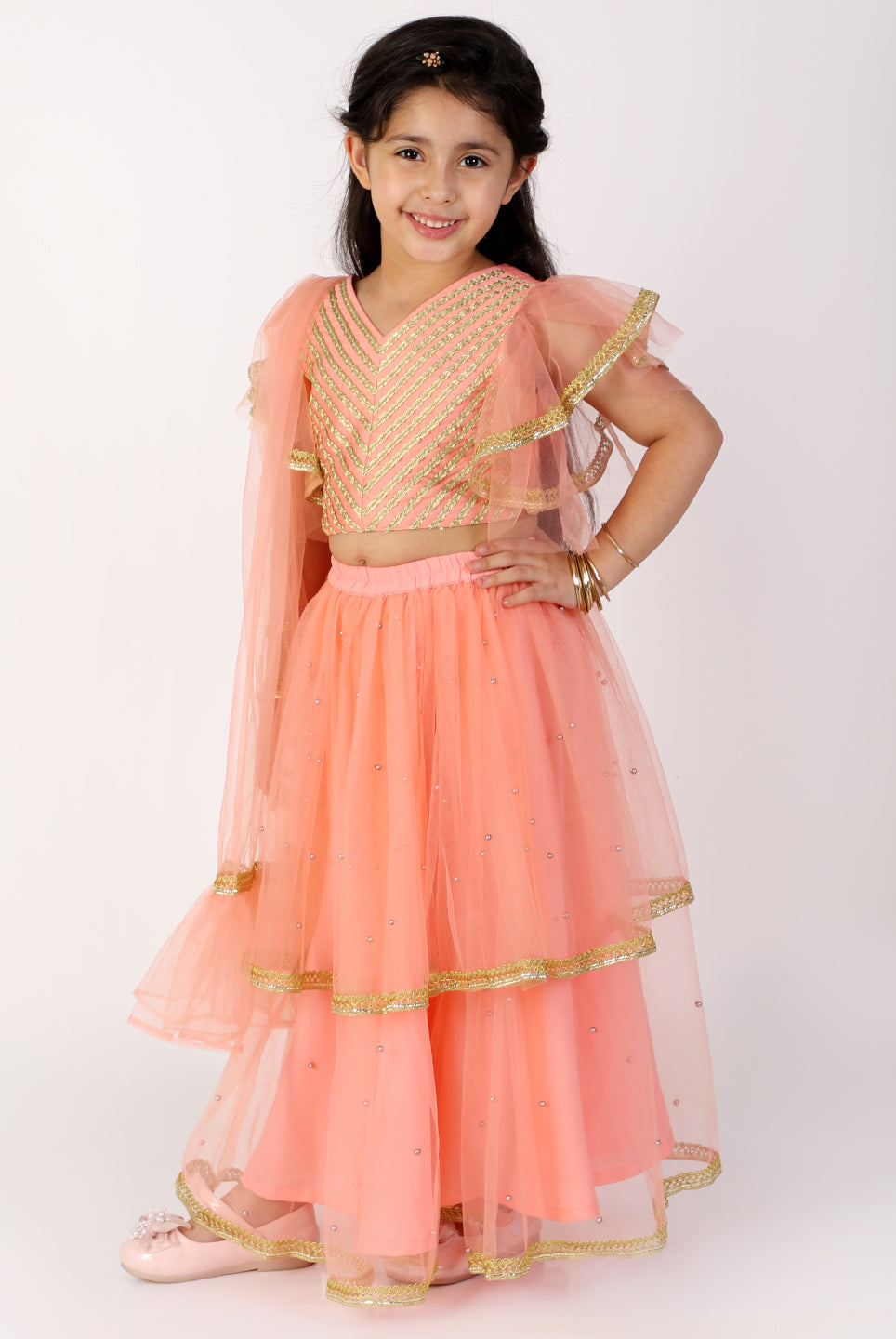 girls indian lehenga ethnic costume